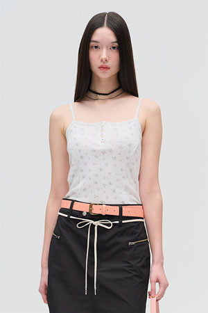 [MMW] PATTERN SLEEVELESS - IVORY 