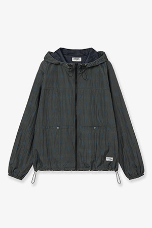[AEAE] DOT HOOD JUMPER 도트 후드 점퍼 - CHARCOAL