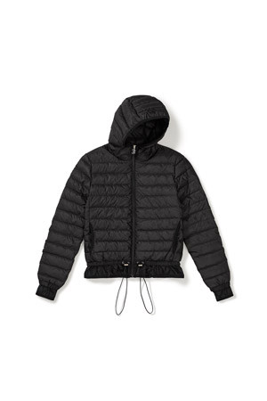 [MMW] FRILL LIGHTWEIGHT PADDED DOWN - BLACK