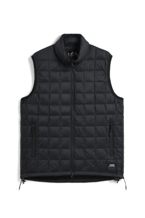 [타이온] MOUNTAIN HI-NECK W-ZIP LIGHT DOWN VEST 마운틴 하이 넥 더블 지퍼 라이트 다운 베스트 - BLACK