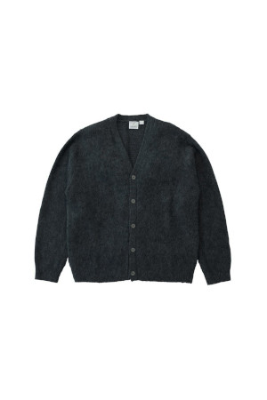 [그라미치] GRAMICCI MOHAIR CARDIGAN CHARCOAL 그라미치 모헤어 가디건  - CHARCOAL