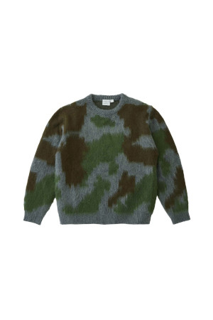 [그라미치] GRAMICCI MOHAIR SWEATER JUNGLE DIGI CAMO 그라미치 모헤어 스웨터  - JUNGLE DIGI CAMO