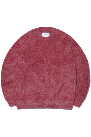 FUZZ HAIRY KNIT 퍼즈 헤어리 니트  - WINE