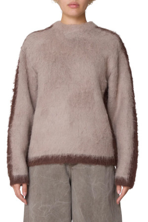 AURA CREW SWEATER 아우라 크루 스웨터  - TAUPE