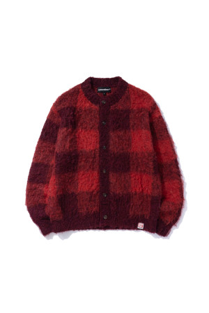 HERITAGE CHECK CARDIGAN 헤리티지 체크 가디건  - RD