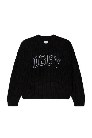 COLLEGIATE SWEATER 컬리지에잇 스웨터  - BLACK MULTI
