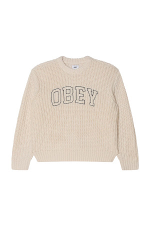 COLLEGIATE SWEATER 컬리지에잇 스웨터  - WHISPER WHITE MULTI