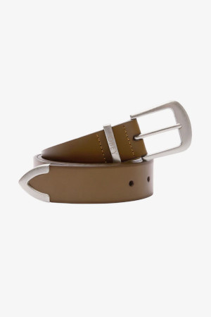 [오베이] OBEY LEATHER BELT 오베이 레더 벨트  - BROWN