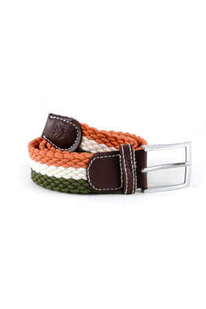 TRI BRAIDED BELT 트라이 브레이디드 벨트  - KHAKI
