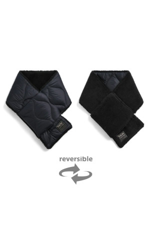 [타이온] MILITARY REVERSIBLE DOWN SCARF 밀리터리 리버서블 다운 스카프 - BLACK