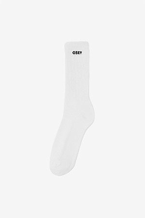 [오베이] OBEY BOLD SOCKS 볼드 양말 - WHITE