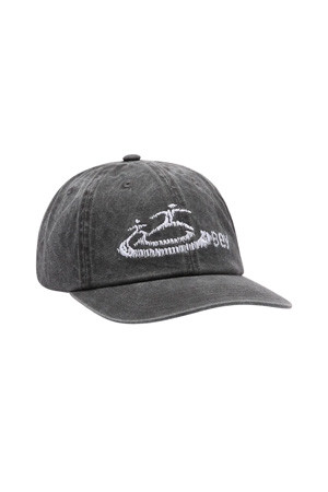 [오베이] PIGMENT OBEY CORP 6 PNL VELCRO 피그먼트 오베이 코프 6 패널 벨크로  볼캡 - PIGMENT BLACK