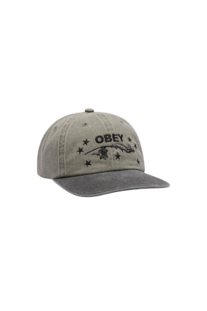 OBEY PENN PIGMENT 6 PANEL VELCRO BACK 오베이 펜 피그먼트 6패널 벨크로 백  - PIGMENT OLIVE MULTI