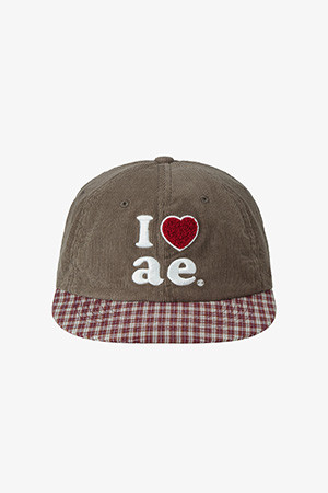 CHECK BALL CAP - BEIGE