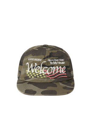 [AEAE] WELCOME WASHED CAP 웰컴 워시드 캡 - CAMO