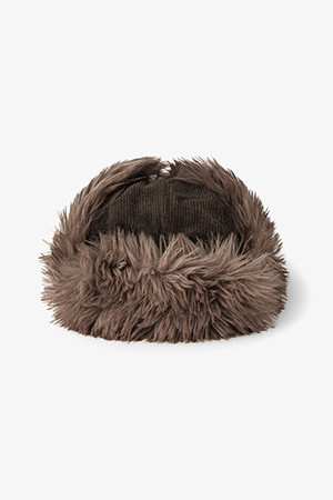 FUR TROOPER HAT - BROWN