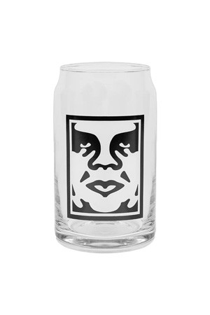 [오베이] OBEY ICON DRINKING GLASS 오베이 아이콘 드링킹 글래스 - CLEAR