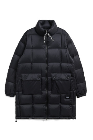 [타이온] MOUNTAIN PACKABLE VOLUME DOWN COAT 마운틴 패커블 볼륨 다운 코트 - BLACK