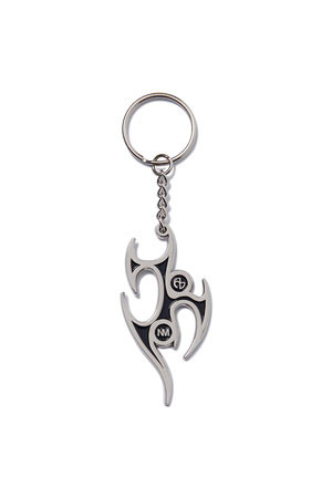 [노매뉴얼] TRIBAL TRIDENT KEYRING 트라이벌 트라이던트 키링 - SILVER