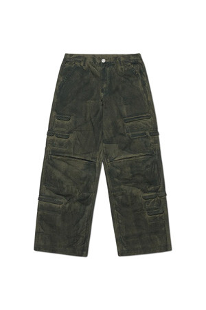 [노매뉴얼] PAINTED CARGO PANTS 페인티드 카고 팬츠 - KHAKI