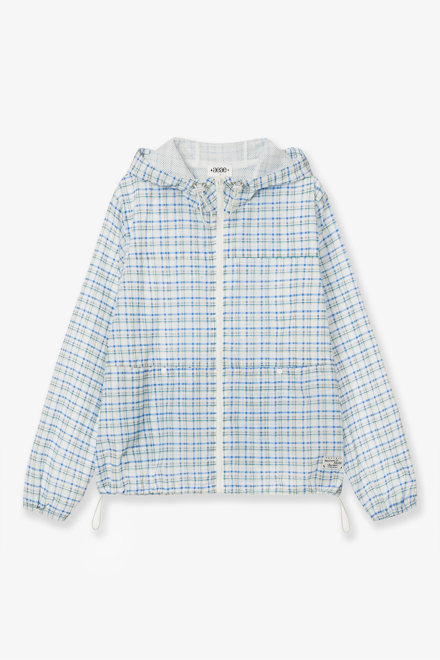 ★AEAE★25SS★CHECK HOOD JUMPER★韓国大人気★早期完売★ AEAE☆韓国☆人気☆男女兼用☆CHECK HOOD JUMPER 2色 ジャンパー