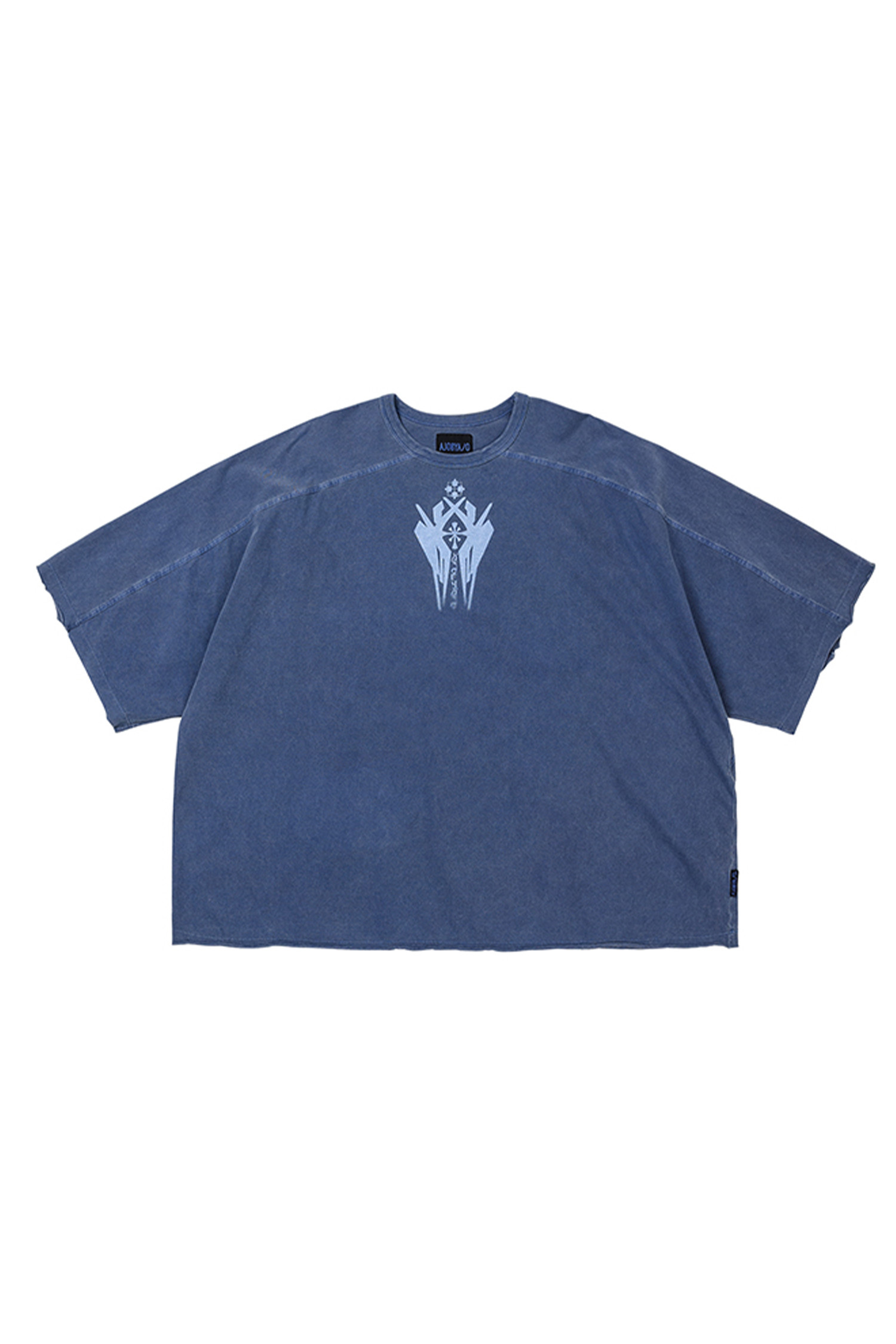【AJO AJOBYAJO】25SS★ Cross Symbol Washed Raglan T-Shirt AJOBYAJO】Cross Symbol Washed Raglan T-Shirt | OUR BRAND
