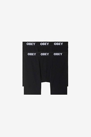 [오베이] ESTABLISHED WORK 2 PACK BOXERS 에스타블리쉬드 워크 투 팩 복서즈 - BLACK