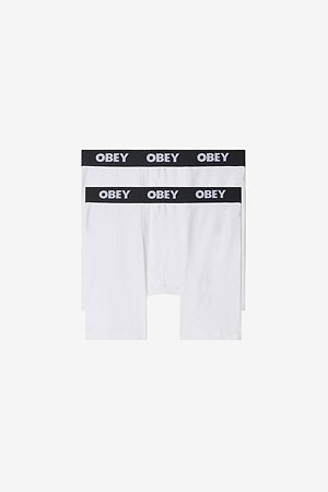 [오베이] ESTABLISHED WORK 2 PACK BOXERS 에스타블리쉬드 워크 투 팩 복서즈 - WHITE
