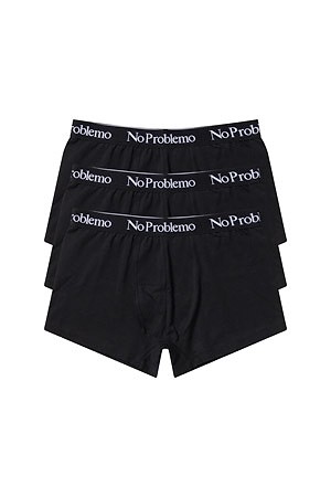 [노프라블레모] NO PROBLEMO BOXER BRIEFS MULTI PACK 노 프로블레모 복서 브리프 멀티 팩 - BLACK