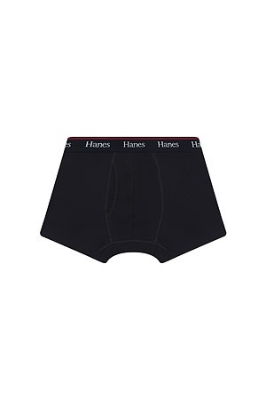 [HANES] 헤인즈 오리지널스 코튼 복서 브리프 - BLACK
