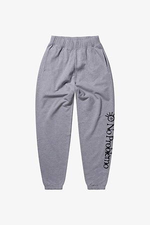 [노프라블레모] ANCIENT FINDINGS SWEATPANTS 앤션트 파인딩스 스웨트팬츠 - GREY MARL