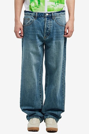 [오베이] BOXCAR STRAIGHT LEG DENIM 박스카 스트레이트 레그 데님 - HEAVY VINTAGE INDIGO