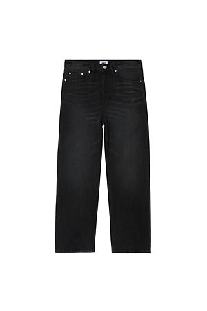 [오베이] CLASSIC BAGGY VINTAGE DENIM 클래식 배기 빈티지 데님 - HEAVY VINTAGE BLACK