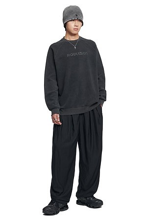 [노매뉴얼] R.C NYLON PANTS 알씨 나일론 팬츠 - BLACK