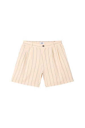 [오베이] FOSTER STRIPE PLEATED SHORT 포스터 스트라이프 플리츠 쇼츠 - CANVAS MULTI