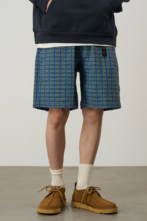 [그라미치] O.G. G-SHORT SEERSUCKER PLAID 오지 G-쇼츠 시어서커 플래드 - MULTI STRIPE