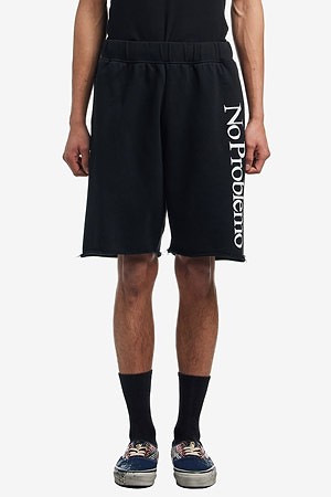 [노프라블레모] NO PROBLEMO SWEATSHORTS 노 프로블레모 스웨트쇼츠 - BLACK
