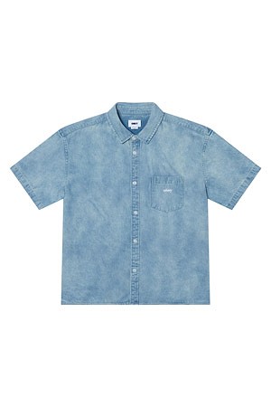 [오베이] OWENS DENIM SHIRT 오웬스 데님 셔츠 - BLEACHED INDIGO
