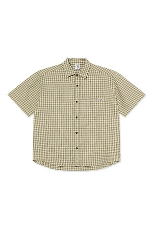 [폴라스케이트] MITCHELL SHIRT 미첼 셔츠 - BEIGE/GREEN