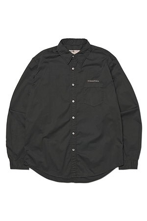 [노매뉴얼] OVERDYED COMFORT SHIRT 오버다이드 컴포트 셔츠 - WASHED BLACK