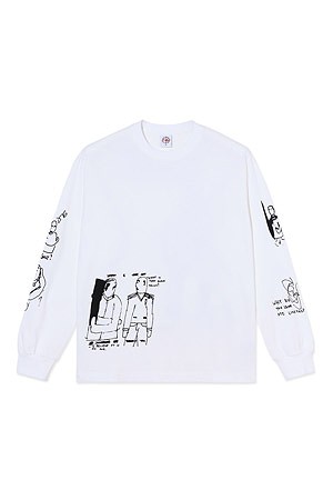 [폴라스케이트] LS TEE | THE END 롱 슬리브 티 | 디 엔드 - WHITE