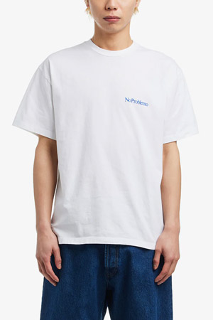 [노 프라블레모] MINI PROBLEMO SS TEE 미니 프로블레모 숏슬리브 티 - WHITE