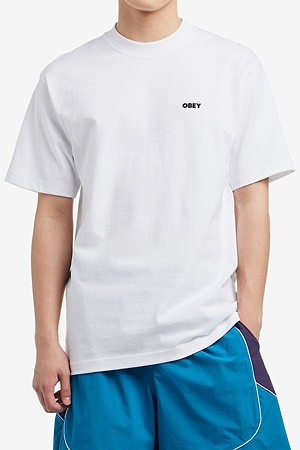 [오베이] OBEY HEAT MAP ICON 오베이 히트 맵 아이콘 반팔 티셔츠 - WHITE