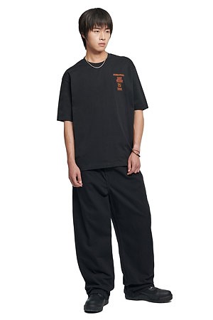 [노매뉴얼] N.I T-SHIRT 엔아이 티셔츠 - BLACK