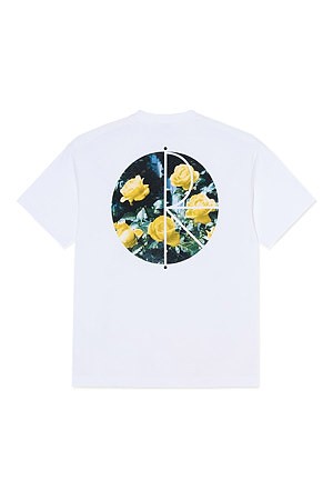 [폴라스케이트] FILL LOGO TEE | MÄRTAS ROSES 필 로고 반팔 티셔츠 | 마르타즈 로즈 - WHITE