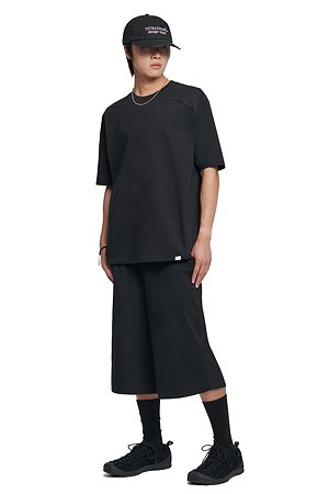 [노매뉴얼] W.B T-SHIRT 더블유비 반팔 티셔츠 - BLACK