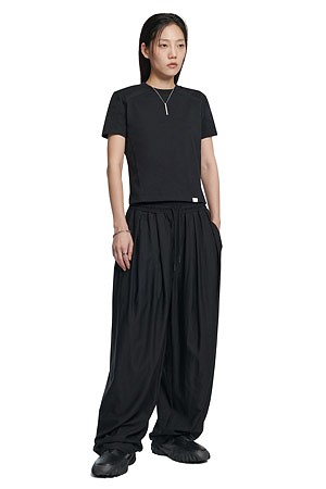 [노매뉴얼] W.B T-SHIRT (WOMAN) 더블유비 반팔 티셔츠 (우먼) - BLACK