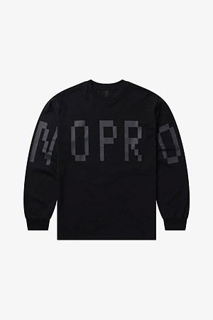 [노프라블레모] GRADIENT LS TEE 그라디언트 롱슬리브 티 - BLACK
