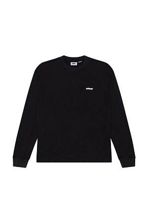 [오베이] OBEY LEAGUE THERMAL 오베이 리그 서멀 - DUSTY BLACK LIMO