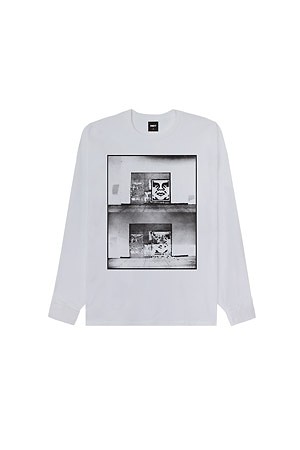 [오베이] OBEY DESTROYED ICON PHOTO 오베이 디스트로이드 아이콘 포토 - WHITE